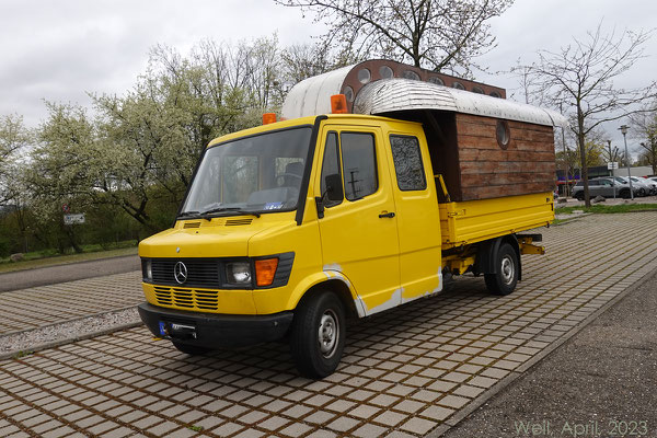 Auch ein tolles Wohnmobil, das wir an diesem Tag unweit von unserem entdecken