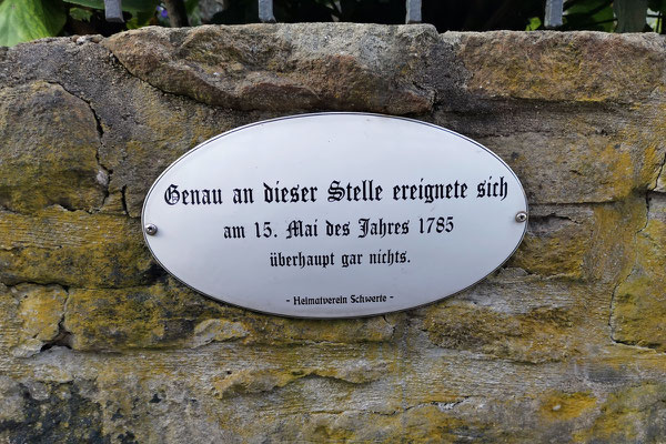 und selbst der Heimatverein macht wacker mit