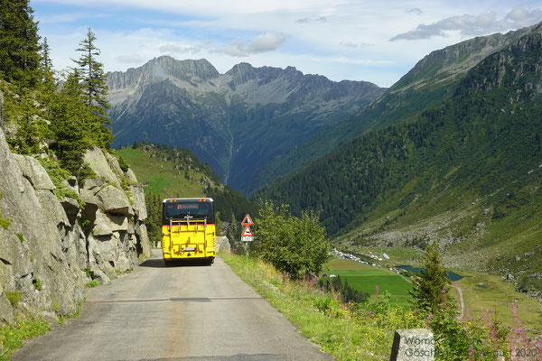 Rechts unten sieht man noch den Zeltplatz Mattli, auf den wir bei der zweiten Wanderung gestossen sind