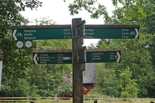 Die Lüneburger Heide ist auch ein Wanderparadies