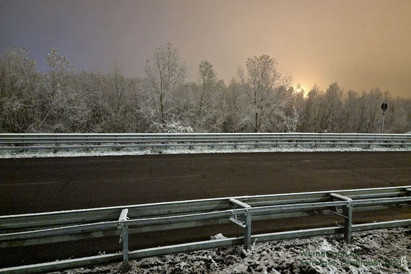 Der Schnee bringt eine wunderschöne Stimmung und...