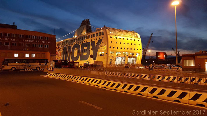 Die Moby Dick kurz vor dem Auslaufen...