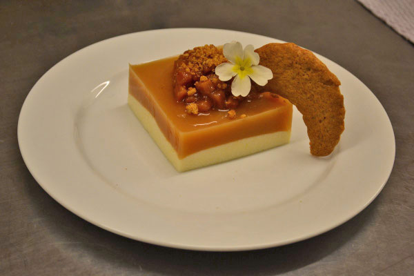 Bavarois pommes-speculoos