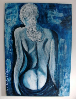 Women in Blue 70 x 100 cm