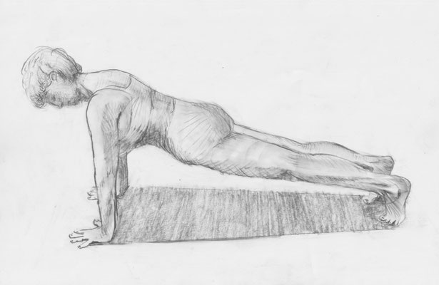 3.Caturanga Dandasana
