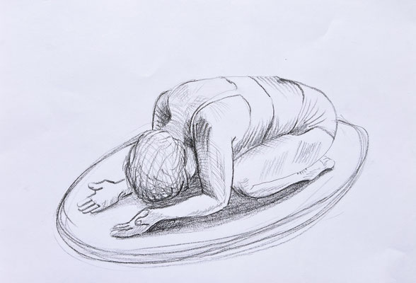 37. Yoga Mudra, Kindstellung 2