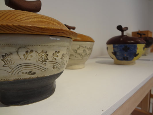 FUTAMONO-YA、蓋物。森下真吾&清水泰のコラボレーションブランド。八ヶ岳の家具工房ZEROSSOの創作家具、モダンなお仏壇、オリジナルの茶道具、アート作品。