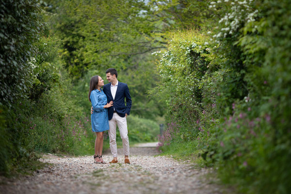 Shooting avant mariage à Varengeville sur mer