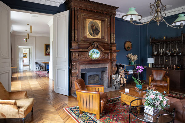 Intérieur du Château de la Bribourdière - 14 Calvados - Normandie