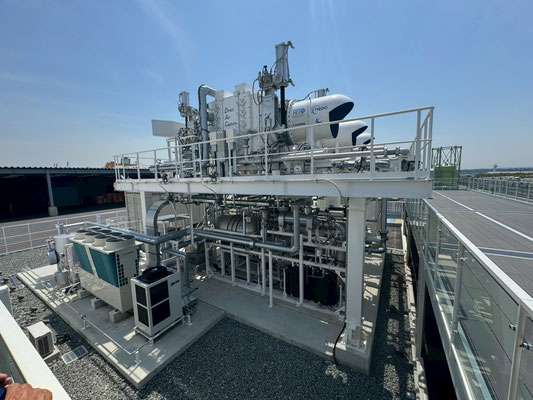 地球環境産業技術研究機構（ＲＩＴＥ）ＣＯ２の回収量装置見学