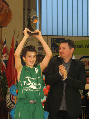 MVP 2011 : Charles Perrier (Athénée Jupille - Belgique)
