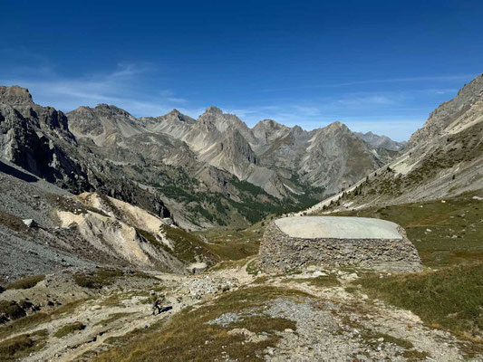 Bunker beim Passo della Gardetta