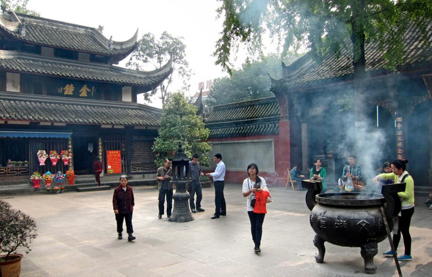 Wenshu Tempel in Chengdu