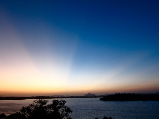 Sonnenuntergang vom HERITANCE KANDALAMA Eco-Hotel Sri Lanka