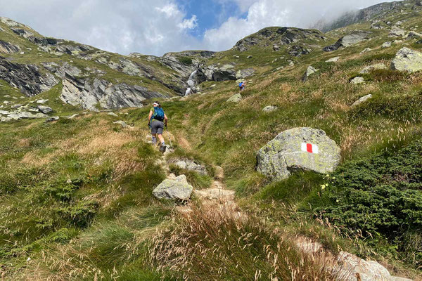 Wanderung zur Inn Quelle Lägh dal Lunghin