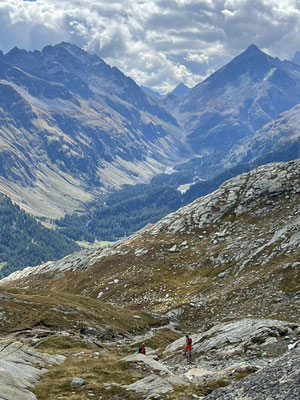 Blick ins Val Forno vom Lunghinsee