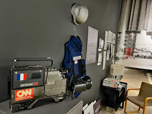 Equipment CNN Kamerateam - Historisches Museum von Bosnien und Herzegowina