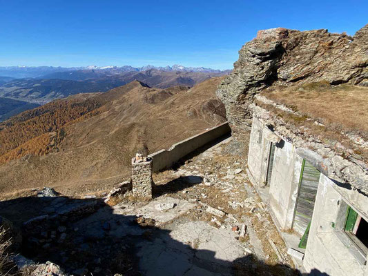 Alte Militäranlage am Hornischegg