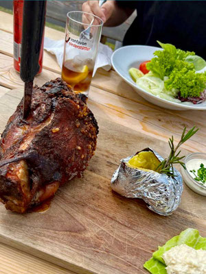 Plose Pfannspitzhütte Grillspezialität