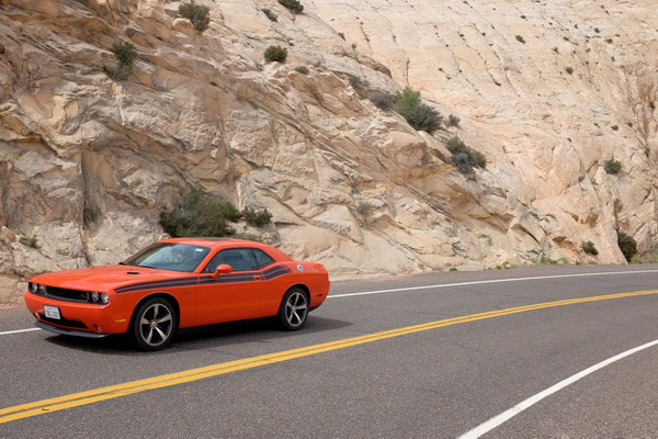 Mit dem Mustang über die Utah Scenic Byway 12  USA Südwesten