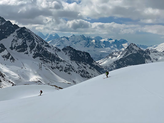 Firnhänge südseitig vom Julierpass