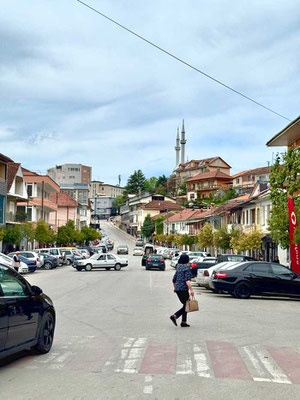 Stadt Peshkopi Albanien