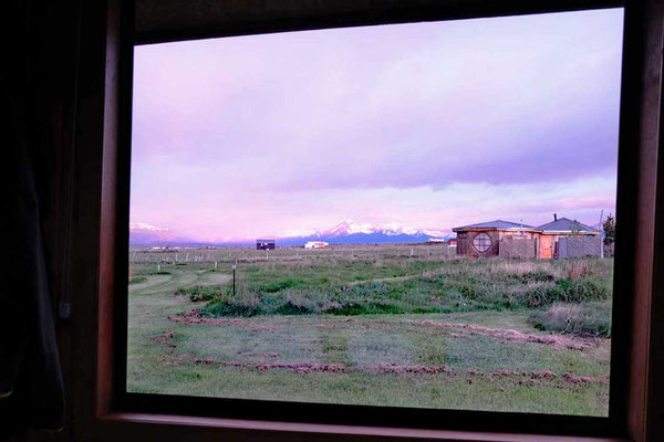 Ausblick Cabañas Kauken, Puerto Natales 