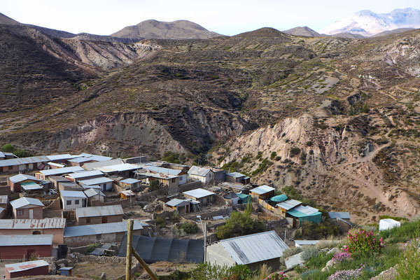 Dorf Socoroma bei Putre, Chile