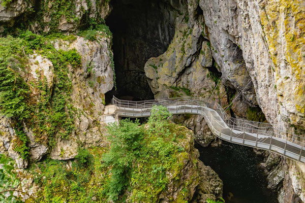 Canyon Škocjan Höhlen Slowenien