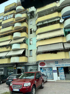 Korça Stadt Architektur