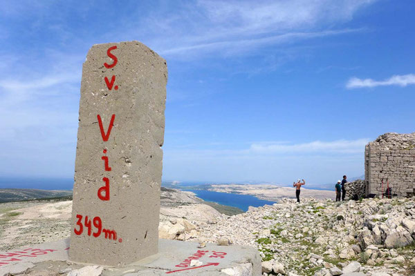 Auf dem Sveti Sveti Vid auf Pag