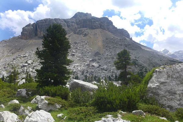 Dolomiten-Höhenweg Nr. 1 Richtung Fanes Alm