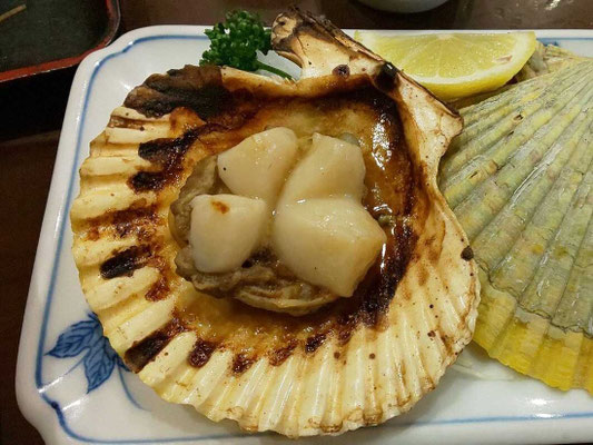 Jakobsmuscheln, Izakaya Robata Jin Beppu