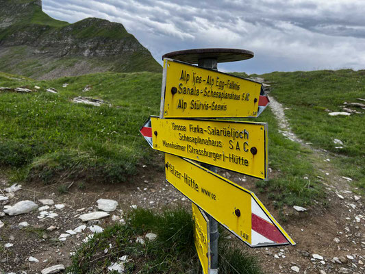 Gut beschilderte Bergtour im Rätikon