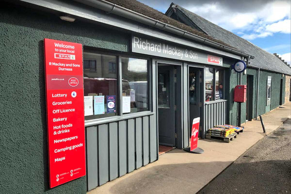 Mini-Supermarkt in Durness