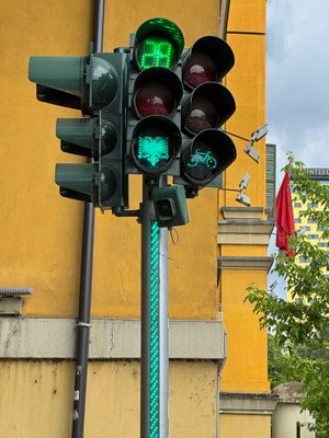 Tirana Fußgängerampel