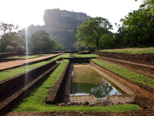 Sigiriya königlicher Lustgarten Sri Lanka