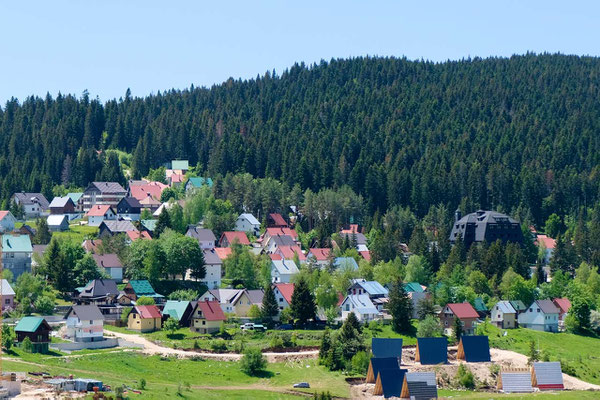 Stadt Zabljak im Durmitor Nationalpark