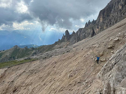 Rosengarten Wanderung Cigoladepass