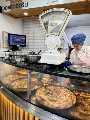 Burek in Sarajevo