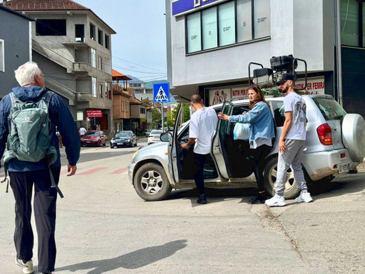 Stadt Peshkopi Albanien