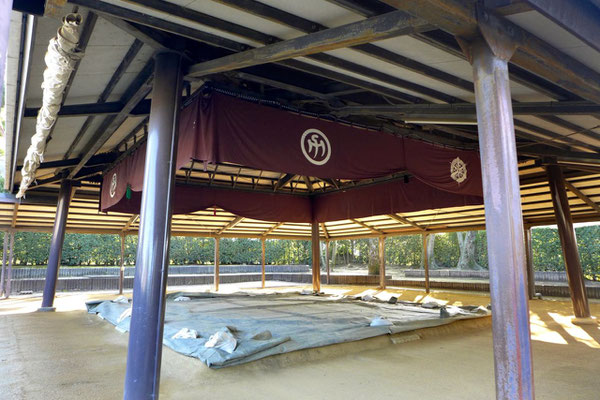 Sumo Ring im Budo Sportzentrum Kyoto