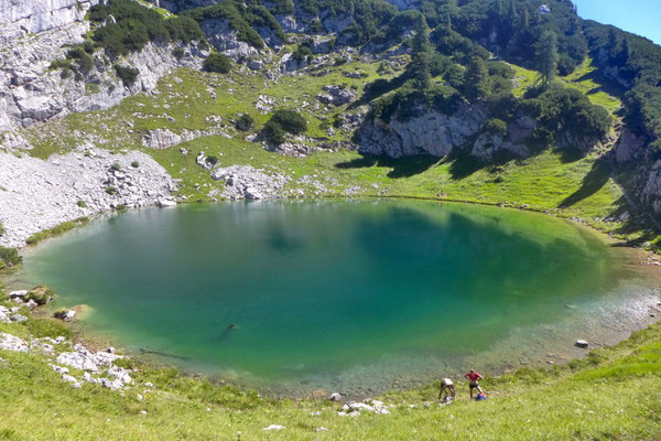 Willkommene Abkühlung im Seehornsee