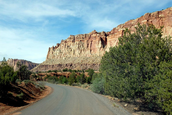 Scenic Drive Capitol Reef National Park USA Südwesten