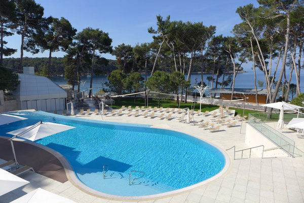 Meerwasser-Pool im Bellevue Losinj