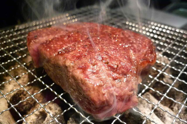 Japanisches Kobe Beef, Yakiniku grill restaurant Don Don Osaka