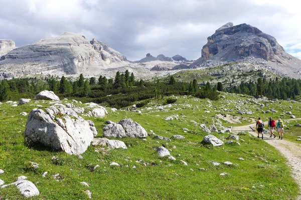 Wanderung ab GranFanes Hütte