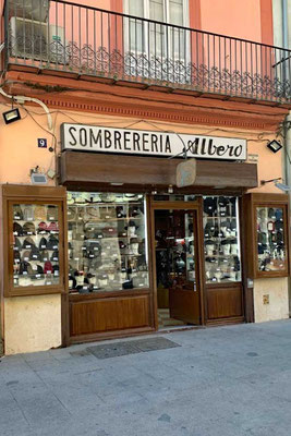 Sombreros Albero, Hutgeschäft Valencia