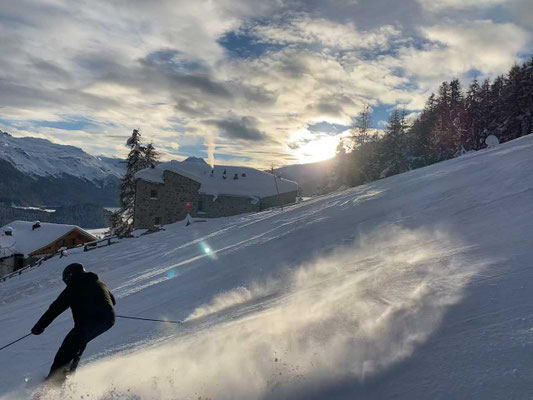 Suvretta Abfahrt - St. Moritz