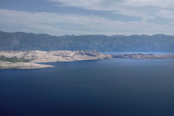 Die fantastische Aussicht vom Sveti Vid Svet auf knapp 350m 